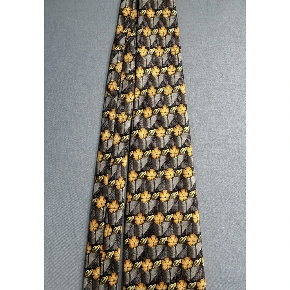 Ermenegildo Zegna Floral Men's Dress‎ Tie